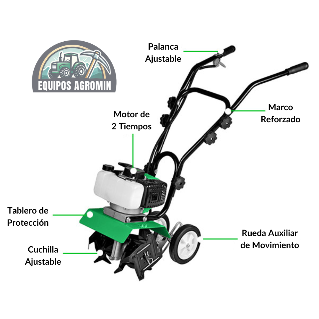 Motocultivador Gasolina 2 HP