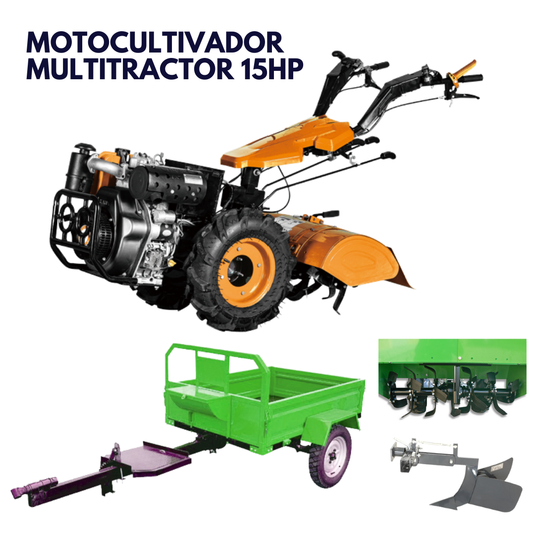 MOTOCULTIVADOR MULTI 15 HP