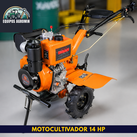 Motocultivador Diesel 14 HP (Básico – Manual)