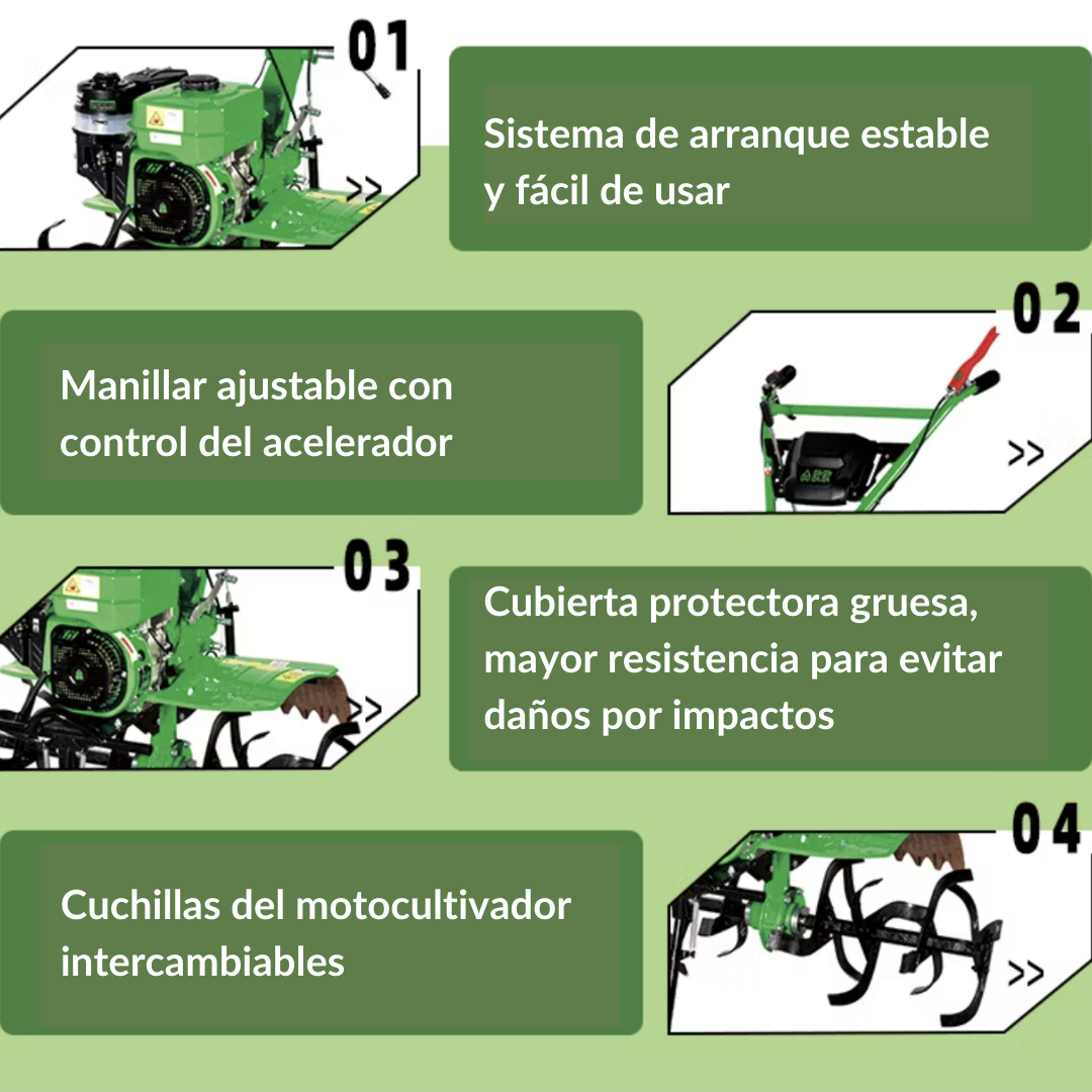 Motocultivador Gasolina 7 HP