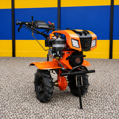 Motocultivador Bencinero 7 HP Pro (Eléctrico + Kit Accesorios)