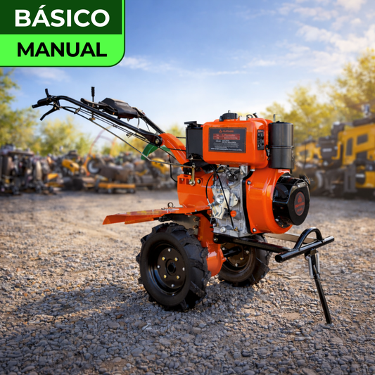 MOTOCULTIVADOR DIESEL 14 HP (Básico – Manual)