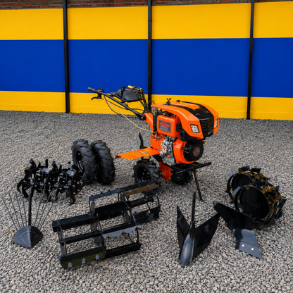 Motocultivador 14 HP Full (Eléctrico + Kit Completo)