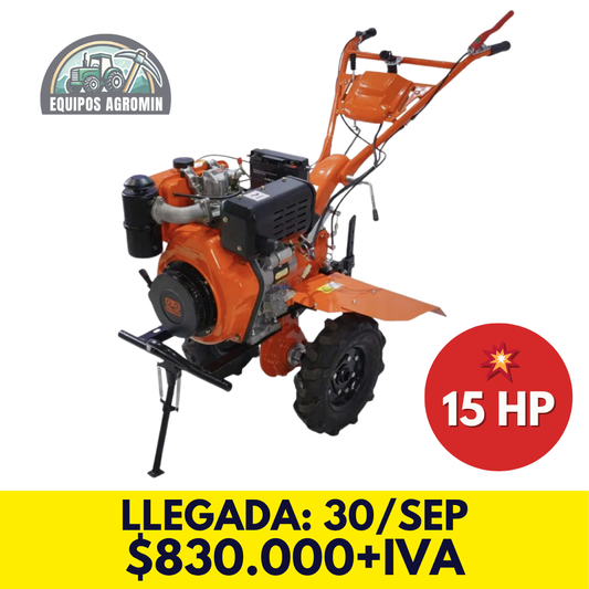 Motocultivador Diesel 15 HP